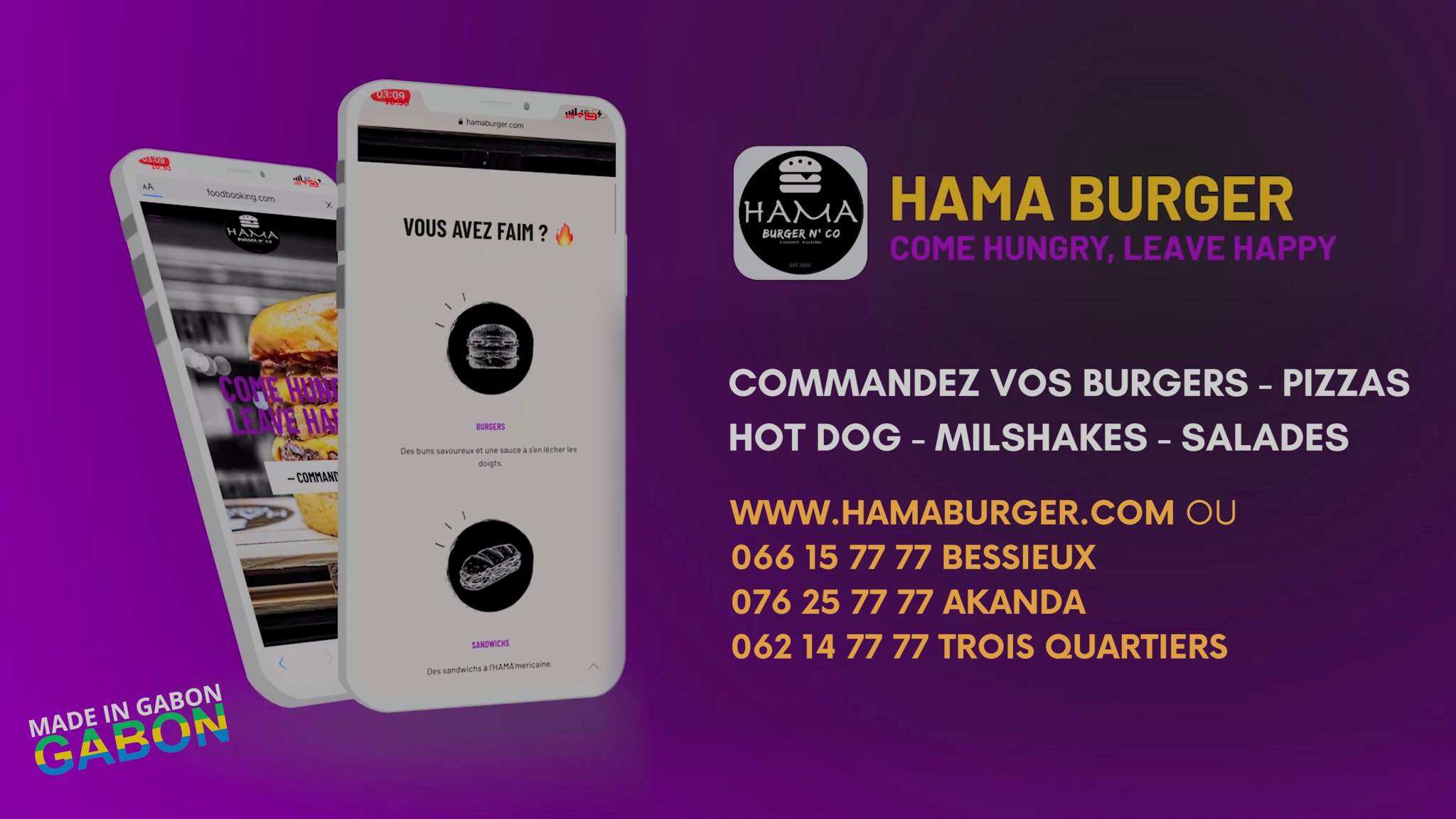 Banner Hama Burger N' Co